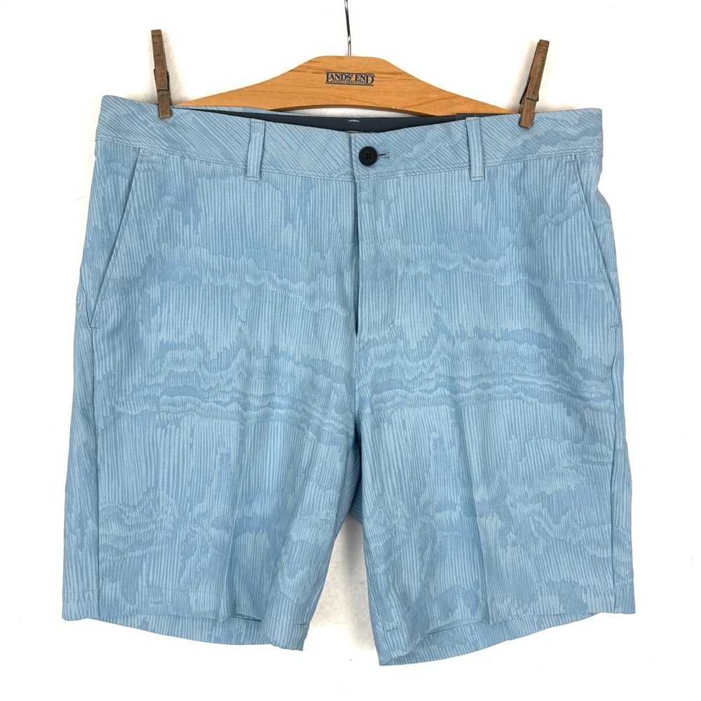 VRST Desert Lines Golf Shorts Mens Size 36" Waist 9" Inseam Blue NWT